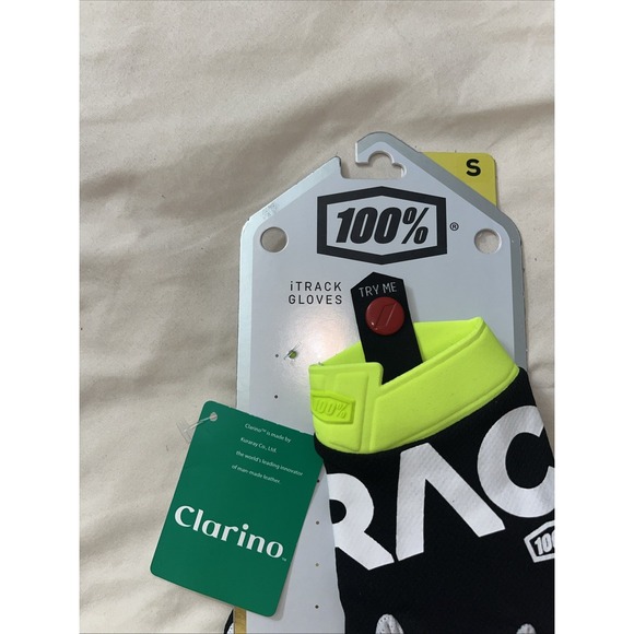 Brand‎ New With Tags 100% Men's iTrack Gloves, Black Small 10015-019-10 Biker - Picture 3 of 16